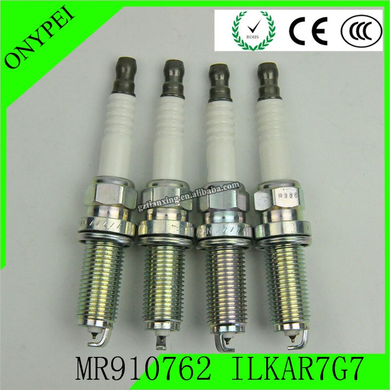 4x Iridium Spark Plug MR910762 ILKAR7G7