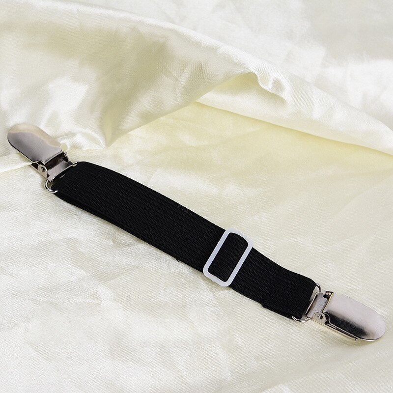 4 stk fastgørelser stropper gribere seler selebånd kroglåse justerbare elastiske madrasbetræk hjørneholder clips sengetøj