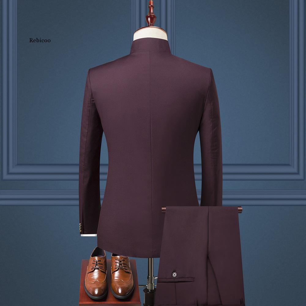 Men's Suit for Wedding Business Suit Party Suit Prom Dresses Wedding Suit Groom Wear Peaky Blinders 3 Pieces(Jackets+Pants+Vest)