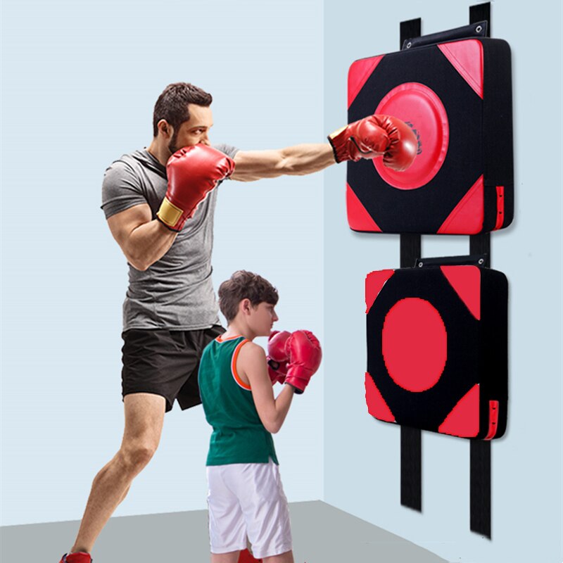 Boxing Punching Bag Fitness Boxing Sack Faux Leather Wall Punching Pad Boxing Punch Target Training Bags Gym Boxing Equipment