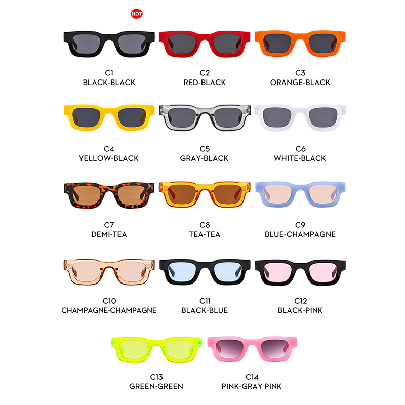 Populære små firkantede solbriller for menn klassiske retro solbriller for menn beskyttelsesbriller briller gafas de sol mujer