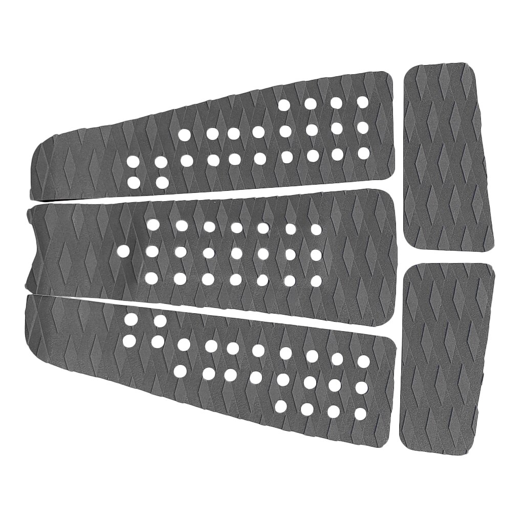 Tabla de surf EVA Premium con ranurado de diamantes, 5 piezas, SUP, agarre de la cubierta de tracción, almohadilla trasera, accesorios para deportes acuáticos, surf, 4 colores