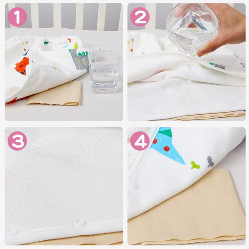 Leuke Cartoon Baby Rok Herbruikbare Luiers Doek Luiers Wasbare Kids Baby Katoen Trainingsbroek Luier Slipje