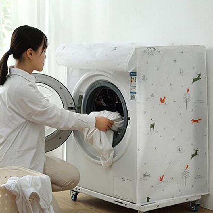 Heißer Hause Waschen Maschine Wasserdicht Dicken Staub Abdeckungen Waschen Maschine Deckel Schutz Waschen Maschine Abdeckungen: Tier / kippen Waschen Maschine