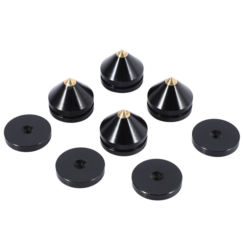 2 Sets Speaker Loudspeaker Spikes Stand Feets o Speaker Repair Parts Turntable DIY Speaker Stand
