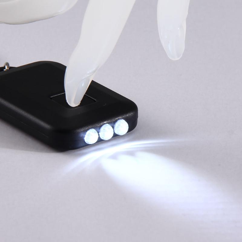 Panneau solaire torche électrique porte-clés Multi outil énergie solaire lumière 3 LED avec porte-clés Mini LED éclairage outils d'extérieur 60X35X10cm