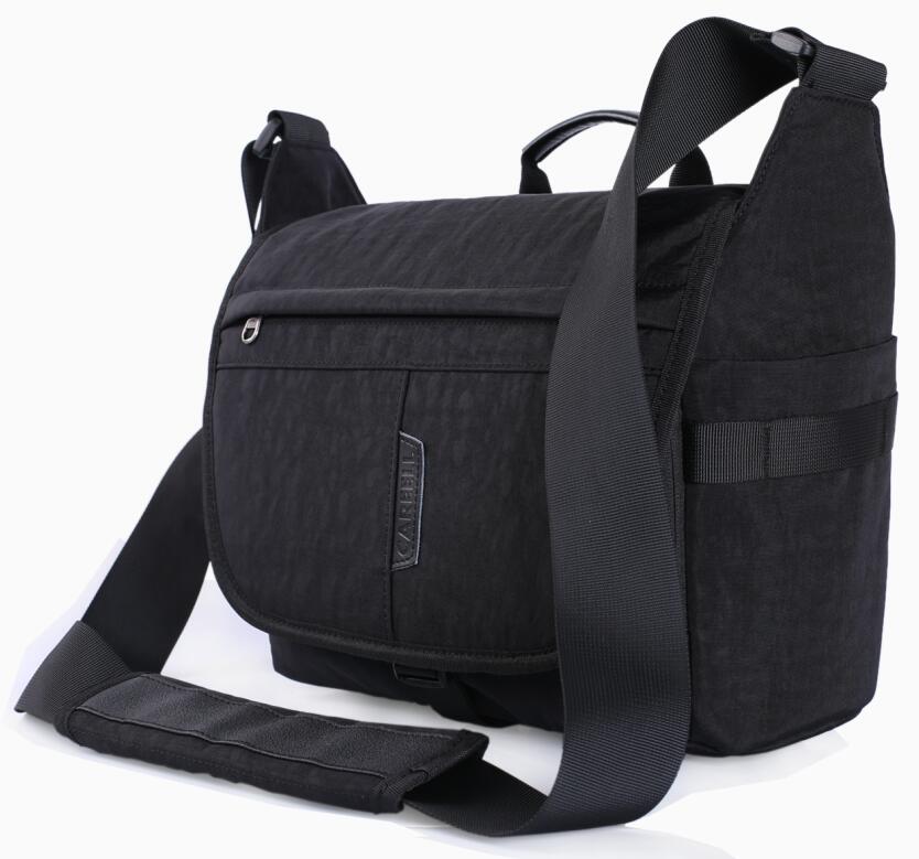 Waterdichte cameratas, schoudertas, messengertas, fototas voor canon, nikon, sony dslr, outdoor digitale cameratas: Zwart