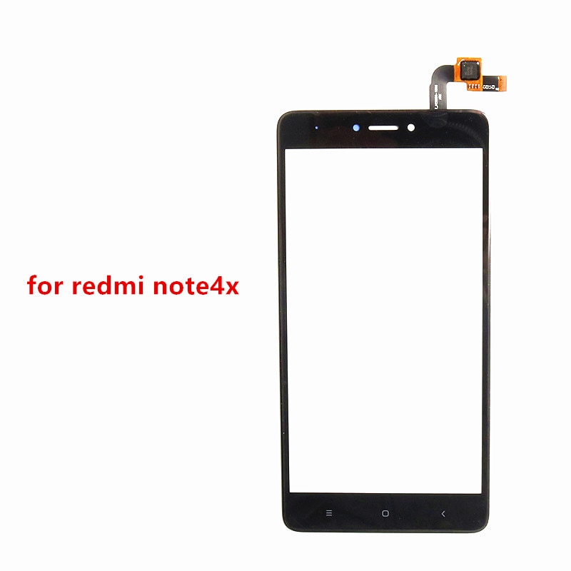 Original para xiaomi redmi nota 4x tela de toque frente sensor vidro digitador substituição + 3m adesivo