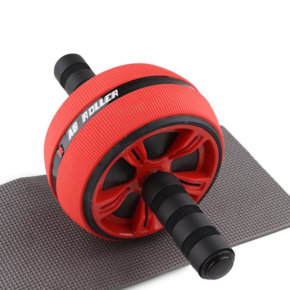 Large Silent TPR Abdominal Wheel Roller Trainer Fitness Equipment Gym Home Exercise Body Building Ab Roller
