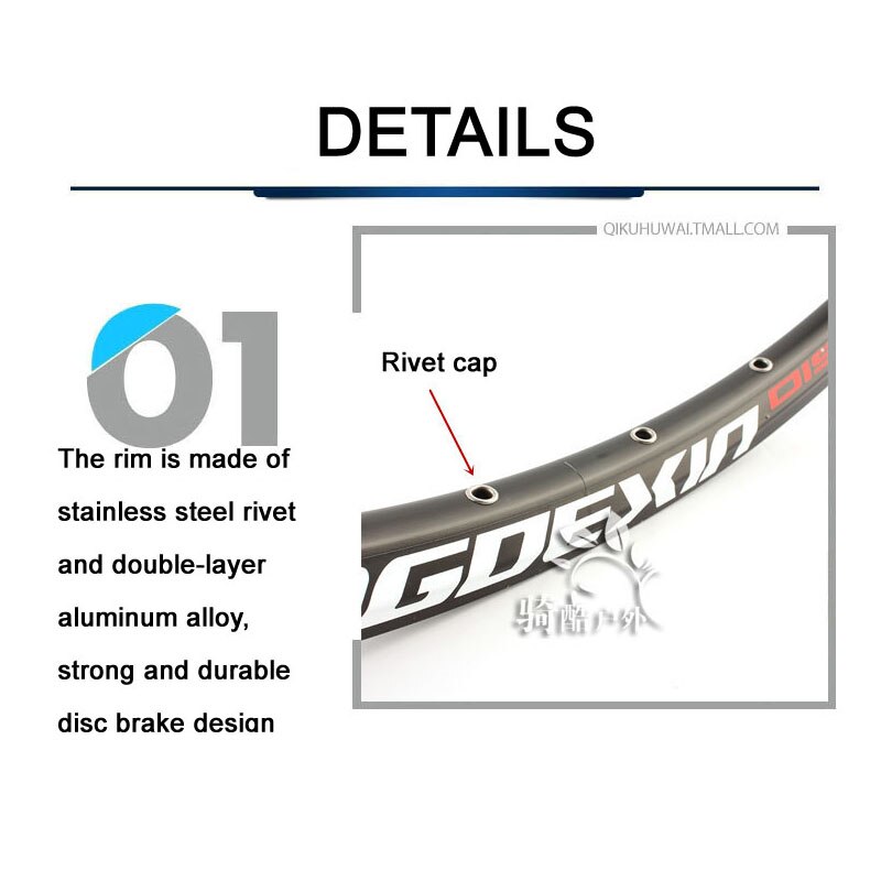 Llantas para bicicleta de montaña, Aro 27,5er 29er, freno de disco, Velgen Jantes, anillo felgen 24-28-32-36 agujeros, círculos de ciclismo A/V