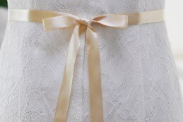 Strass parel bruidsriem handgemaakte bruidsriemen sjerp wit ivoor champagne lint voor dames avondjurk bruidssieraden: Champagne