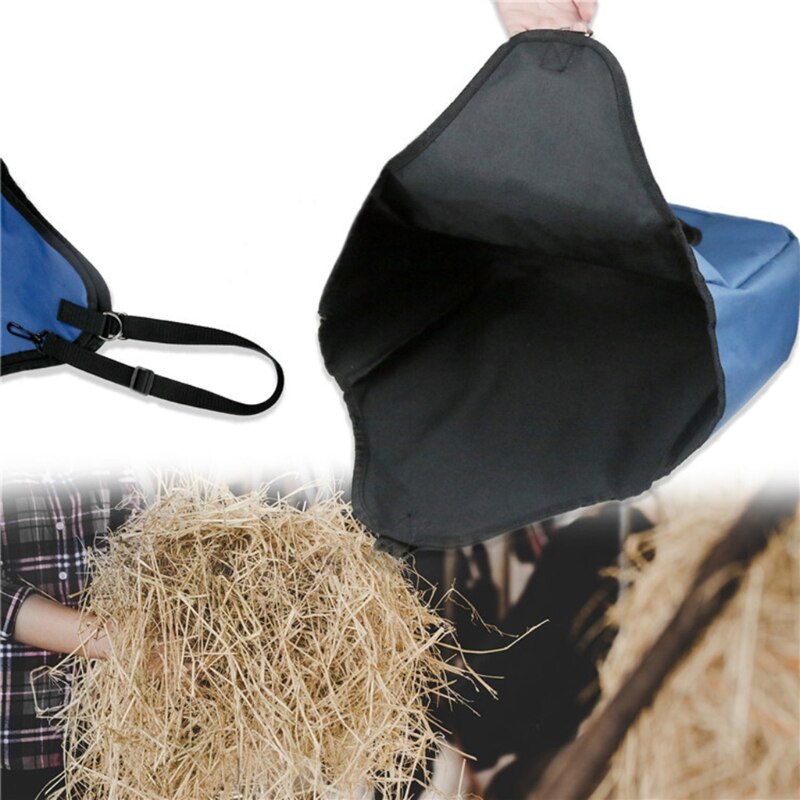 Paard Voeden Hooi Tas Oxford Doek Koe Vee Pony Feeder Passen Opslag Pouch R3ME