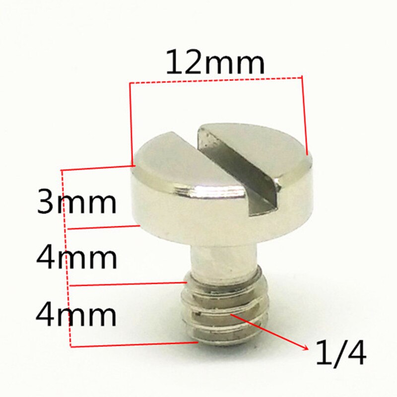 Jadkinsta-Adaptador de montaje de tornillo para cámara DSLR, 1/4 "a 3/8", soporte de luz, placa de liberación rápida macho a hembra: Dorado