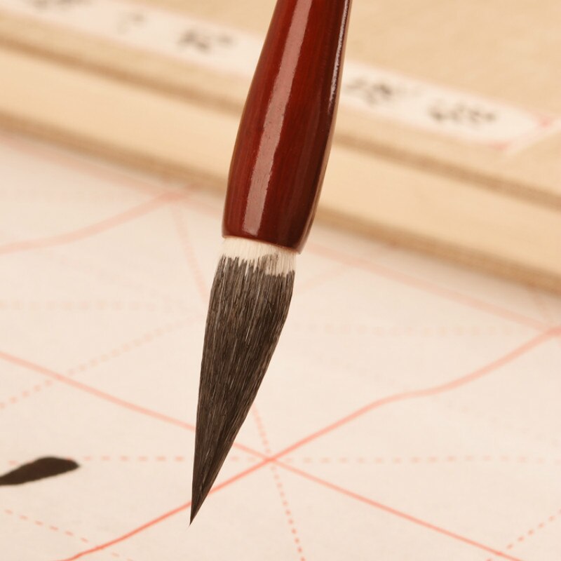 Chinese Traditional Calligraphy Brush Pen Set Regular Script Calligraphy Writing Brushes Art Painting the Scholar&#39;s Four Jewels