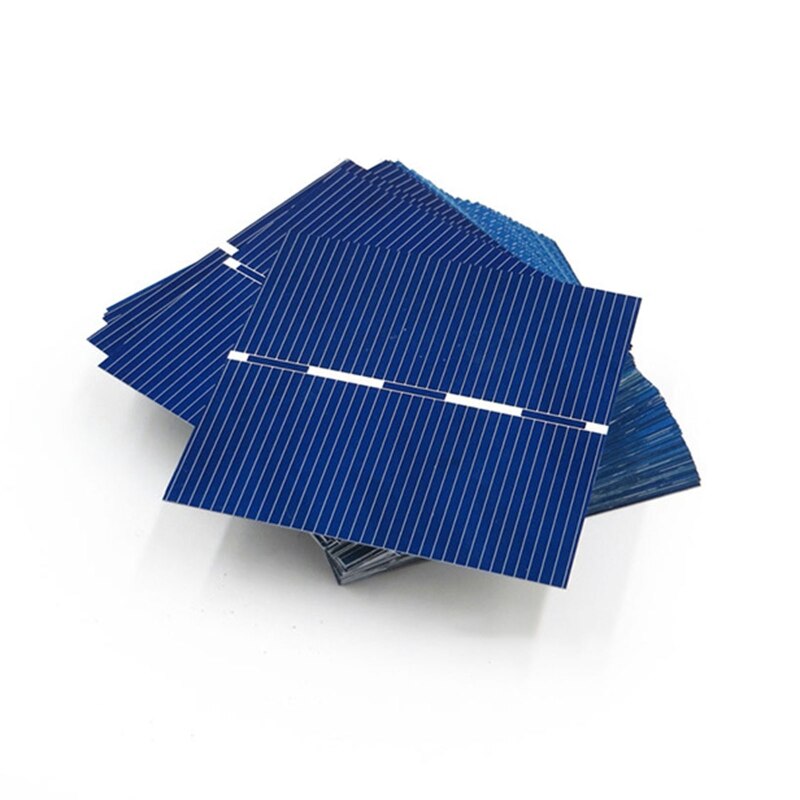 50 Sheets/set 52x52mm Polycrystalline Silicon Solar Panel DIY Solar Cell Cutting Sheet Solar Energy Battery Panel