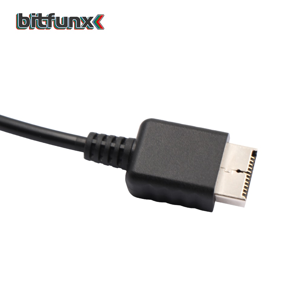 Hdmi-kompatibel adapterledning til sony  ps2 inklusive rgb/komponent switch til tilslutning af et  ps2 to a moderne tv fra bitfunx