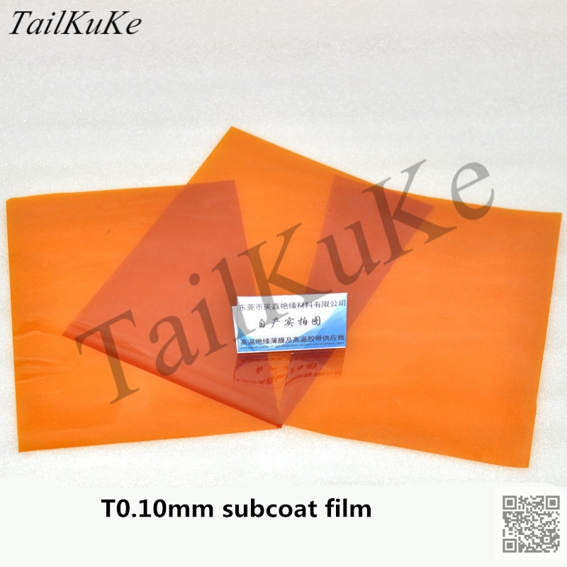 Kapton Polyimide Isolatie Film 100um Gouden Film Goud Vinger Dikte 0.1Mm Bruin Hoge Temperatuur Film A4 Papier Size