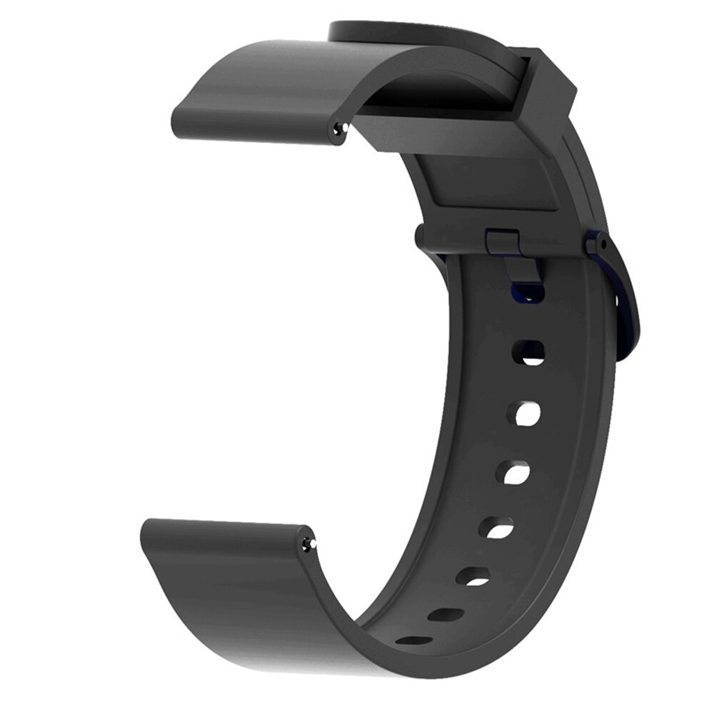 Für amazfit bip strap 20mm Silikon Ersatz Armband Für Xiaomi Huami Amazfit Bip Garminvivoactive3 vivomove Forerunner645: black