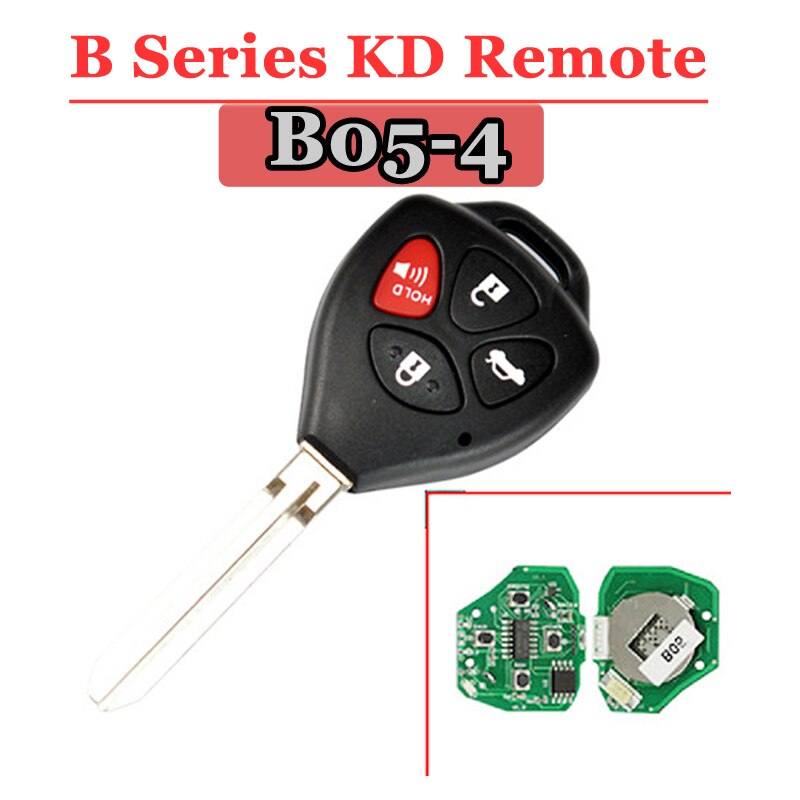 (1 STKS) B05-3 + 1 KD900 URG200 Afstandsbediening 4 Knop 3 + 1 knop Sleutel TY Stijl universele afstandsbediening sleutel voor KD900 KD200 MINI KD