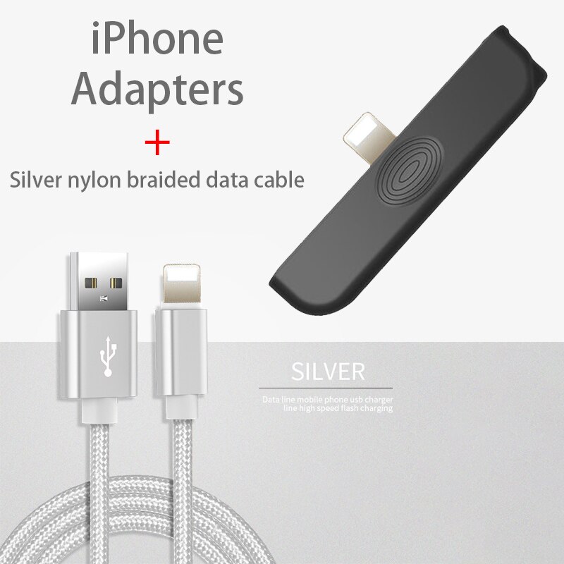 Mobiele Telefoon Adapter Type C Iphones Adapter Interface Datalijn Opladen Converter Game Opladen Extra Handgreep Kabel: iPhone and Cable