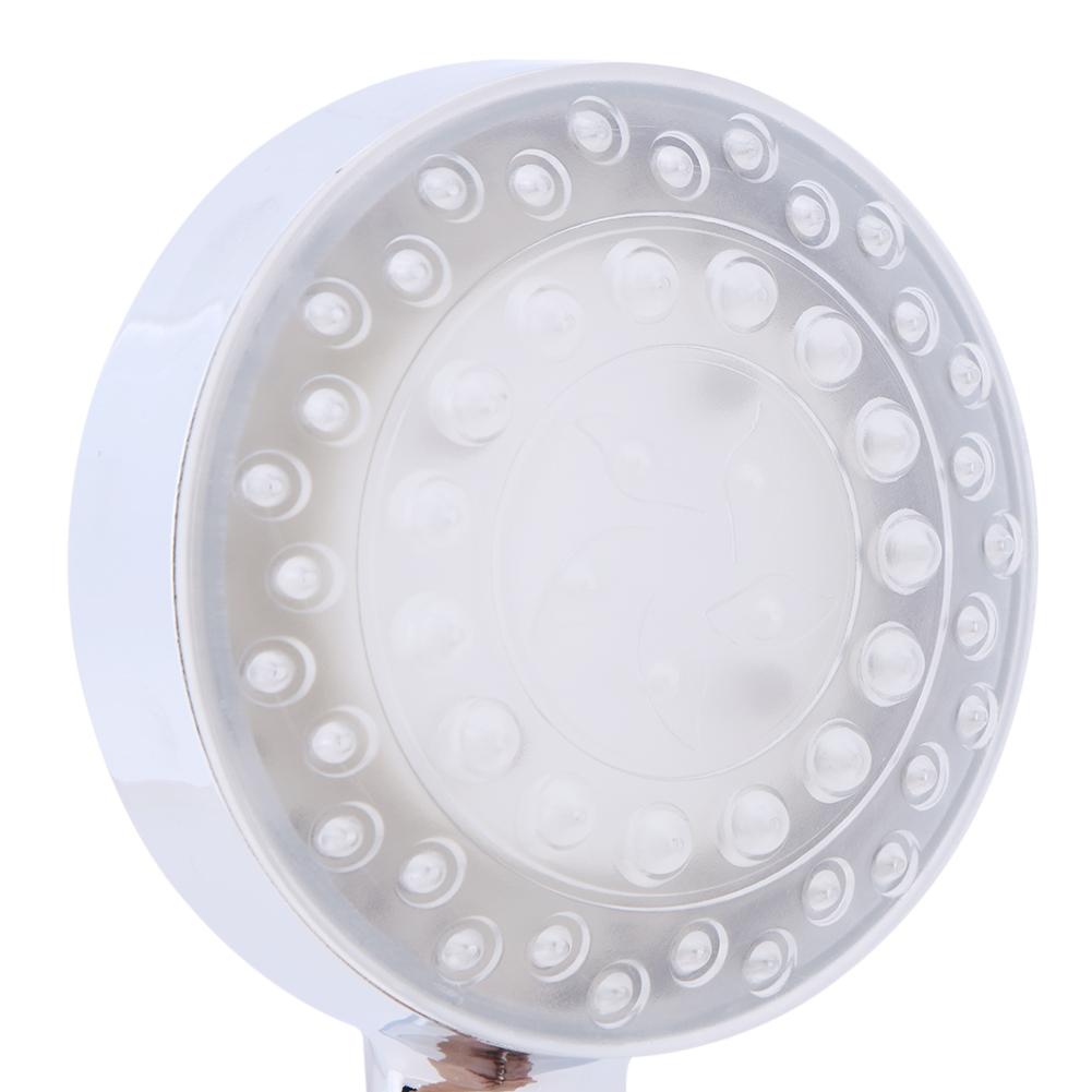 LED Shower Head 7 Color Changing Bathroom Shower Head No Battery Automatic Waterfall Showerhead Accessories