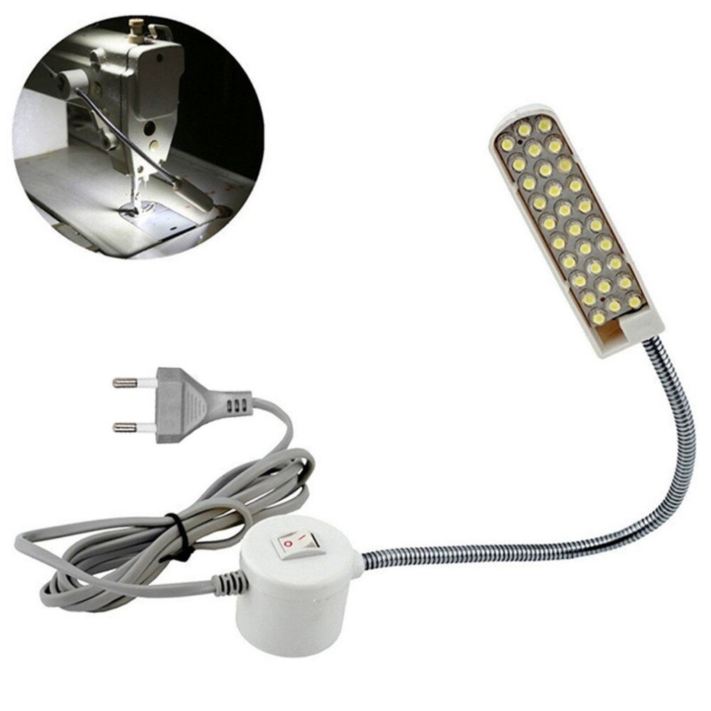 30 LED Machine Sewing Light Super Bright For Home Work Sewing Clothing Machine Accessories Night Light Desk Lamp 220V EU Plug