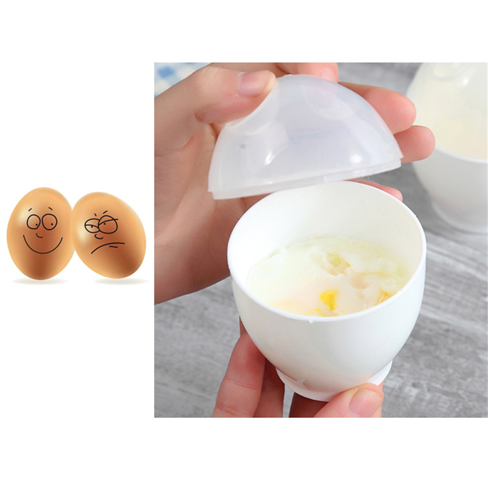 Neue gesündliche Mikrowelle Eierkocher Kessel Maker Mini tragbare schnelle Eierkochtasse gedämpfte Küchenutensilien zum Frühstück