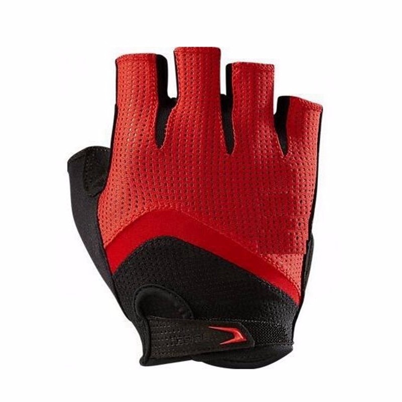 Guanti da ciclismo Pro team, guante de ciclismo de medio dedo, rojo, blanco, para motocicleta, MTB, Guantes de bicicleta de carretera, Unisex, guantes de deporte de bicicleta