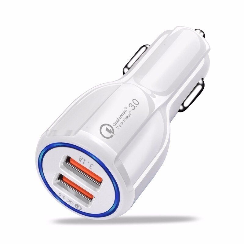 Uniwersalny podwójny szybkie usb 3.0 ładowarka samochodowa adapter samochodowy ładowarki telefonu