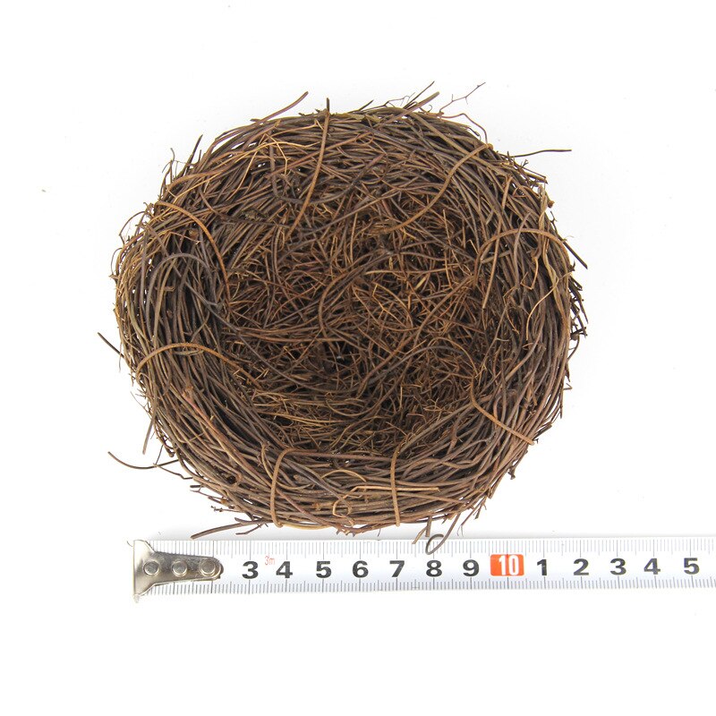 Jaula para pájaros hecha a mano, utilería de decoración Vintage, 6/8/10/12/15/20cm, para tienda óptica, accesorios de fotografía: 12CM X 5.5CM