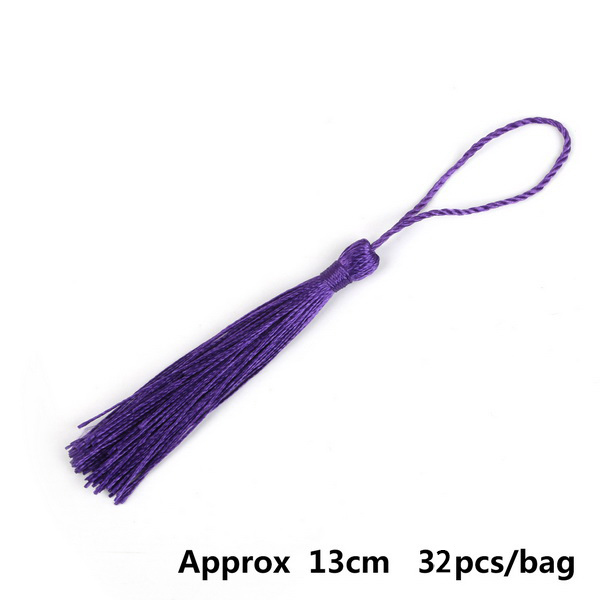 Vorhang Quasten Polyester Quasten 13cm seide quasten Dekorative quasten DIY für handwerk Vorhang Schmuck Volant Zubehör