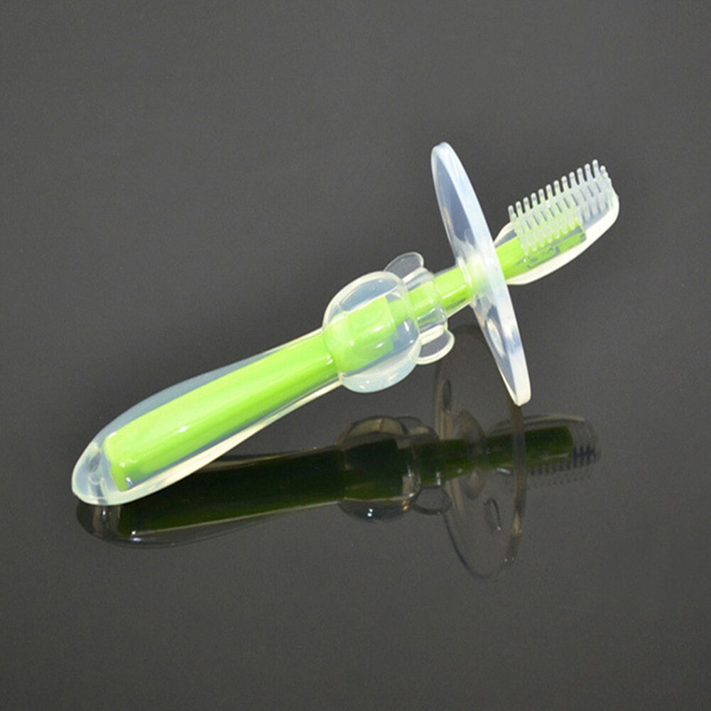 Cepillos dentales de entrenamiento de silicona suave para chico, cepillo Dental para cuidado bucal, cepillo Dental para bebé, cepillo de dientes infantil, artículos para bebés