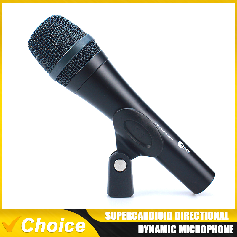 E945 Przewodowy dynamiczny superkardioidalny mikrofon wokalny Mikrofon ręczny do mikrofonu karaoke na żywo