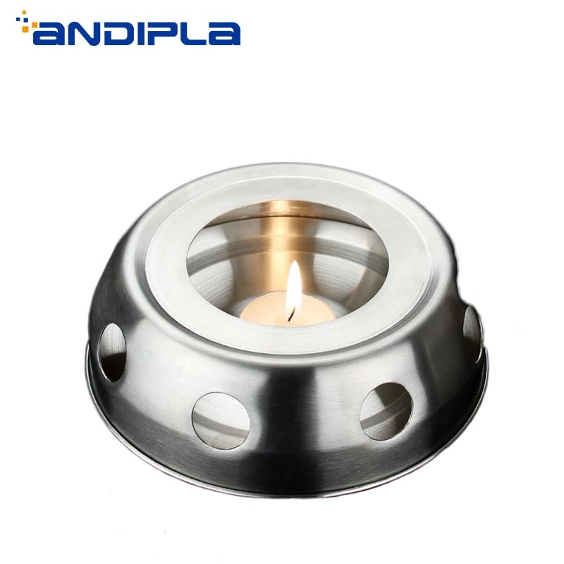 Edelstahl Teekanne Untersetzer Alkohol Kerze Heizung Kaffee Milch Warme Herde Tee-einstellen Tee Topf Halfter Regal Basis Teegeschirr Tee Hersteller
