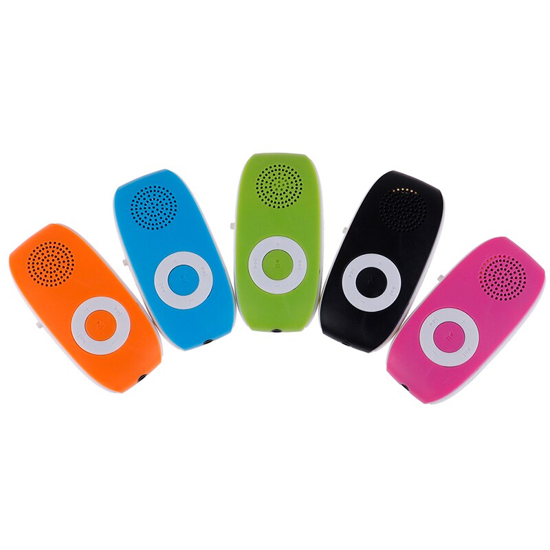 Reproductor de música MP3 para niños con Clip reproductor de música USB reproductor de MP3 compatible con tarjeta SD TF 32GB de música deportiva altavoz incorporado
