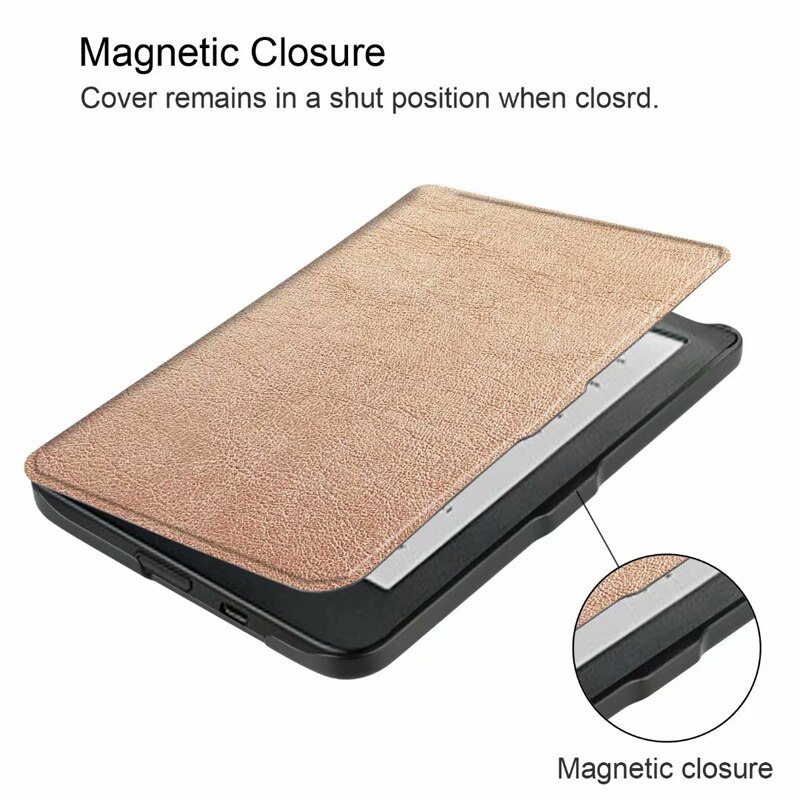 For Kobo Clara HD Cover Bag Smart Cover Case for Kobo ClaraHD KoboClaraHD Ebook Sleeve Pouch Shell E Reader Skin Protector