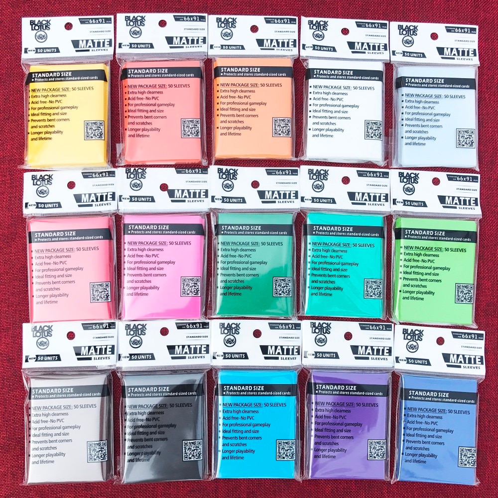 100 PCS/LOT Color Matte Cards Sleeves, mtg cards sleeves ,66x91mm,to protect and manege your cards,15 color can be available
