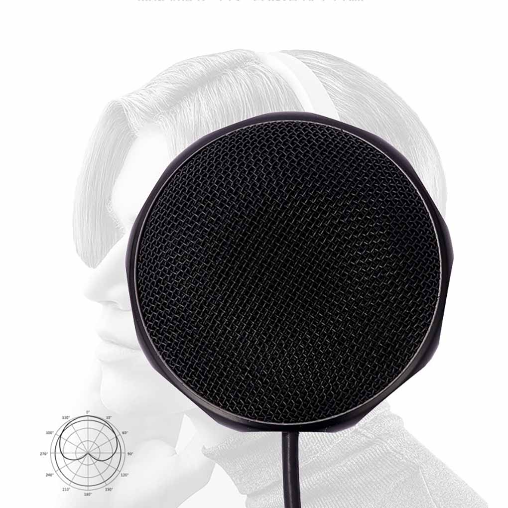USB Microphone Omnidirectional Conference Speakerphone Portable 360° Voice Pickup for Office