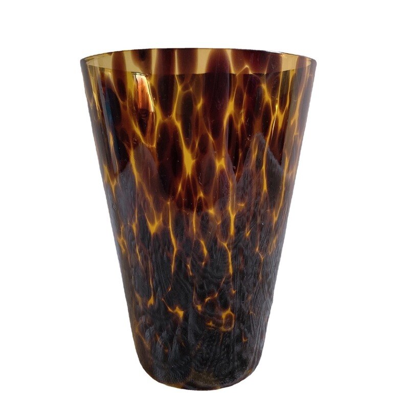 European-Style Leopard Spot Water Cup Cocktail Glass Handmade Goblet Hotel Ornaments