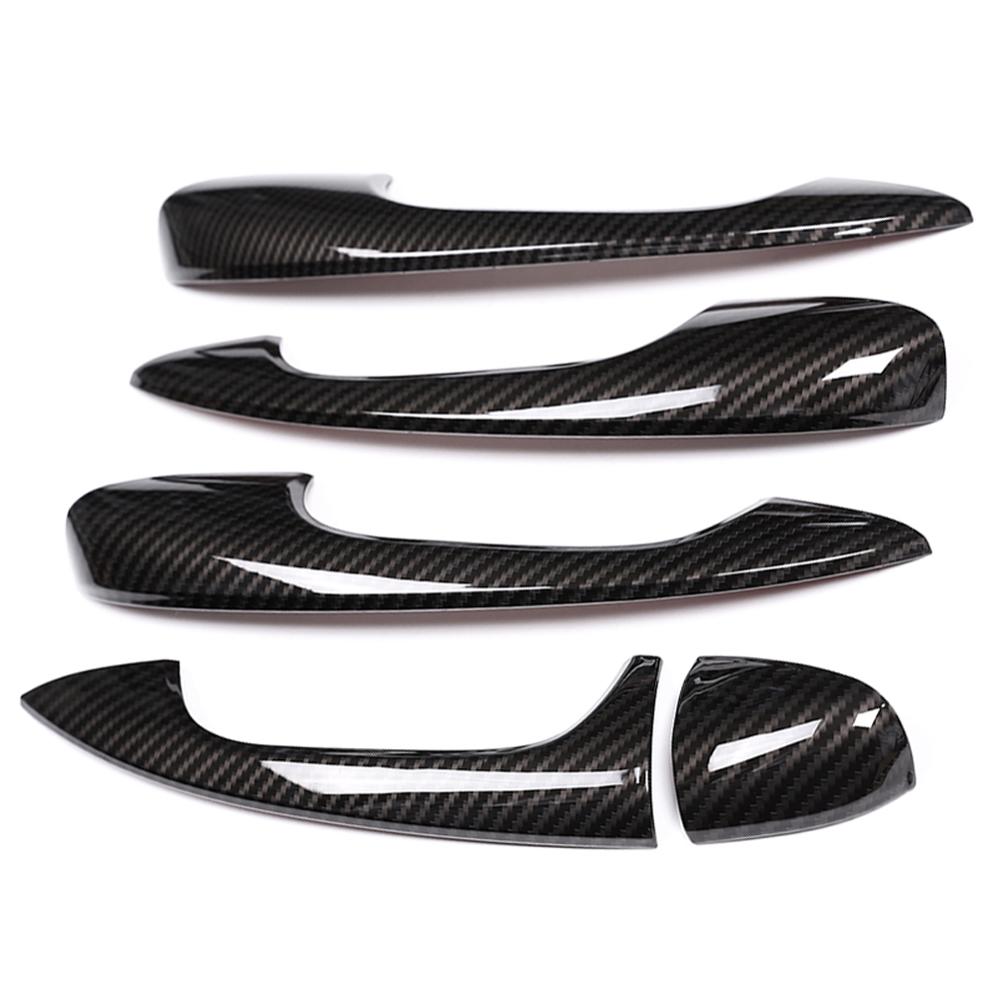 For Mercedes Benz A Class A180 A200 A250 W177 V177 B Class W247 -20 Carbon Fiber ABS Car Door Handle Cover Trim Accessories: Carbon fiber