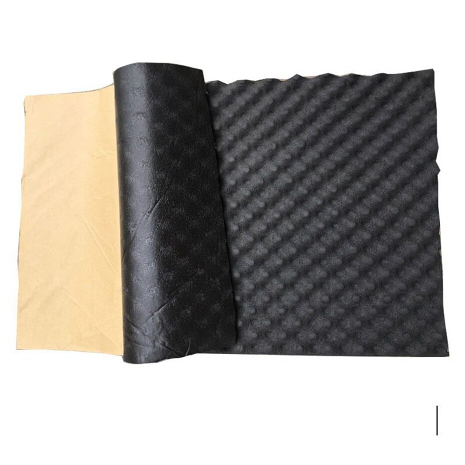 80cmx50 Studio Geluid Akoestische Absorptie Auto Heatproof Golf Schuim Deadener Auto Deur Geluiddichte Katoen Isolatie