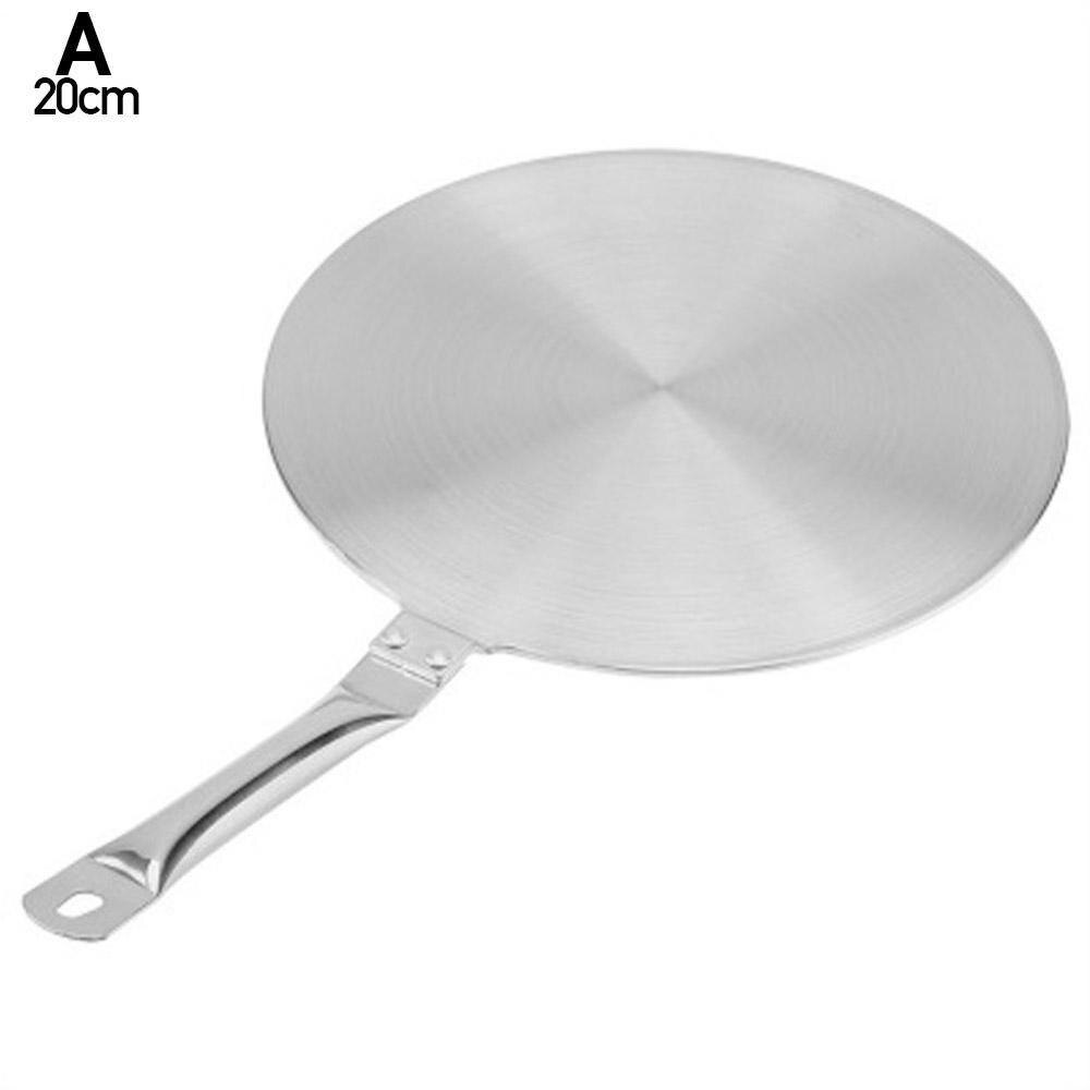 Cooking Induction Hob Heat Diffuser Frying Pan Converter Adapter Electric Cookers Plate Kitchen Cookware Stainless Steel: 20cm