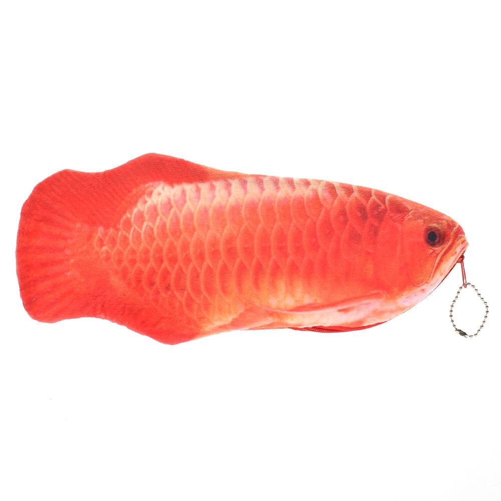 1 Pc Boerderij Fruit Groenten Etui Grote Opbergdoos Organizer Voor Kinderen Schoolbenodigdheden Pennenbakje: Red fish