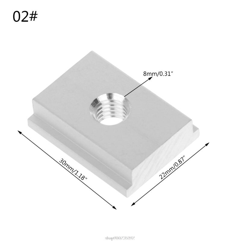 M6 M8 T-slot T-Slider Sliding Nut For Woodworking Tool Slot Fastener Jigs Pressing Plate N17 20: M8