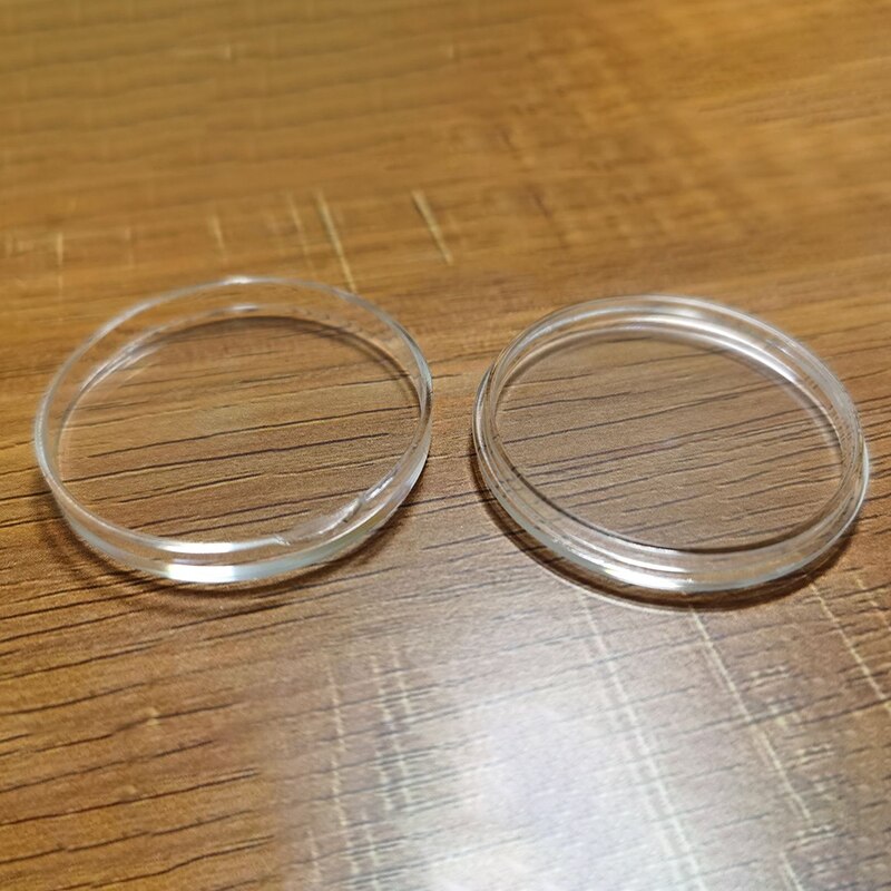 Acrylic Transparent 33mm/35mm Packaging Box Coin Box Quantum Chip Phone Sticker Box