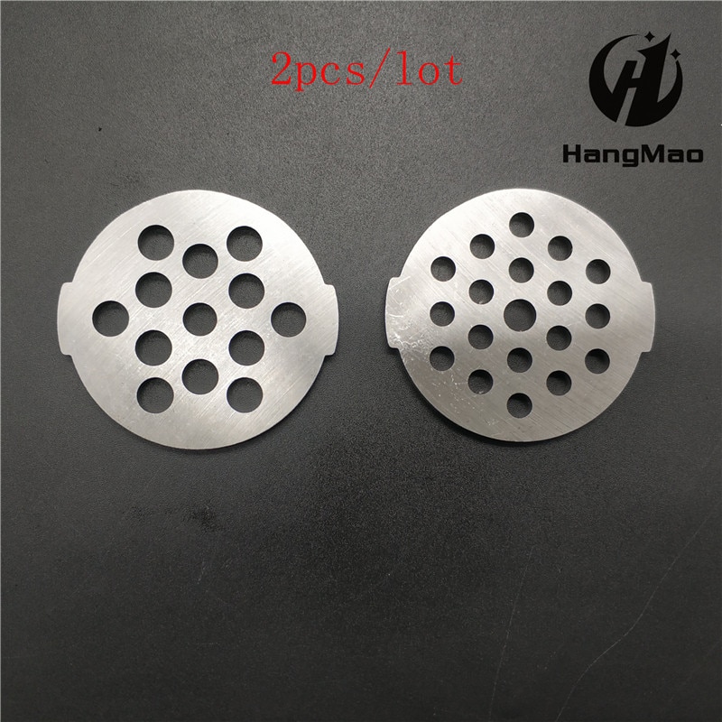 2 teile/los fleischwolf platte Gitter fleischwolf ersatzteile fleischwolf platte 4mm 7mm zelle für Moulinex HV2 HV3 HV4 HV6 Gitter