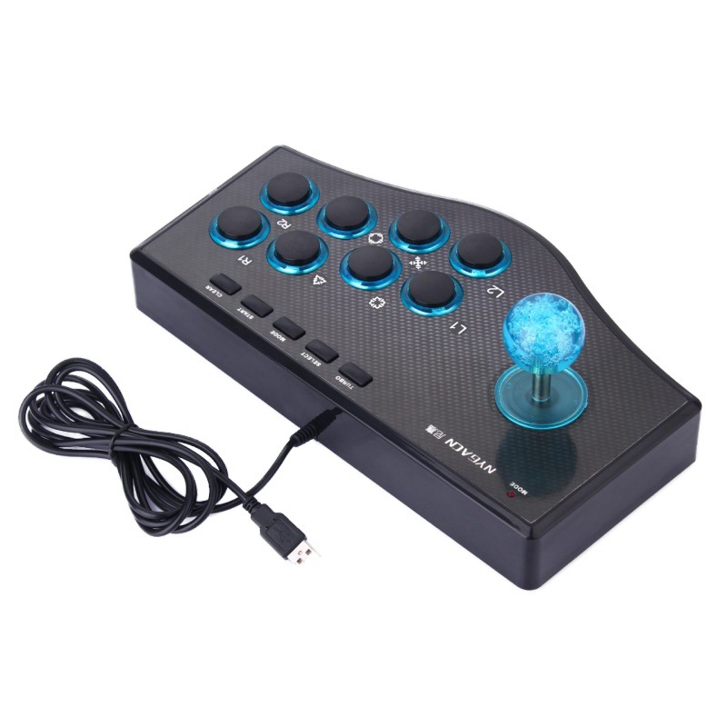 USB Wired Game Controller Game Rocker Arcade Joystick USBF Stick for PS3 Computer PC Gamepad Gaming Console
