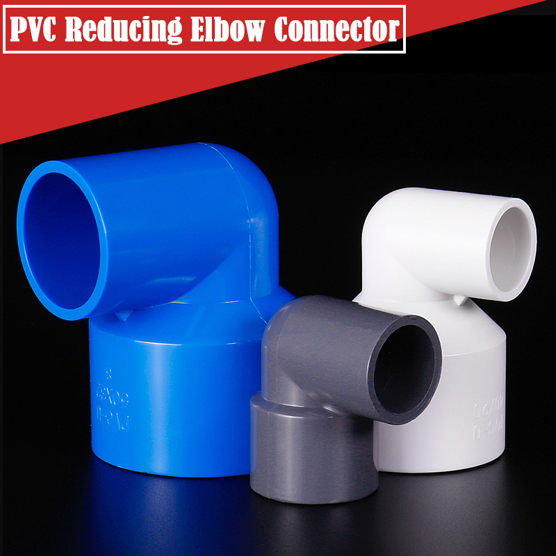 2Pcs/Lot Inner Dia 63/75/90mm Reducing Elbow Joints PVC Pipe Connector Aquarium Fish Tank Adapter Garden Irrigation Fittings