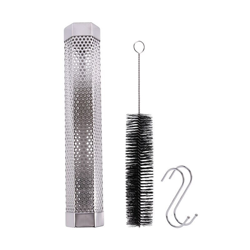 Smoke Tube - 12 Inch Smoke Tube For Pellet Grill 5 Hours Of Billowing Smoke, Pellet Smoker Tube For All Grill Or Smoker: Default Title