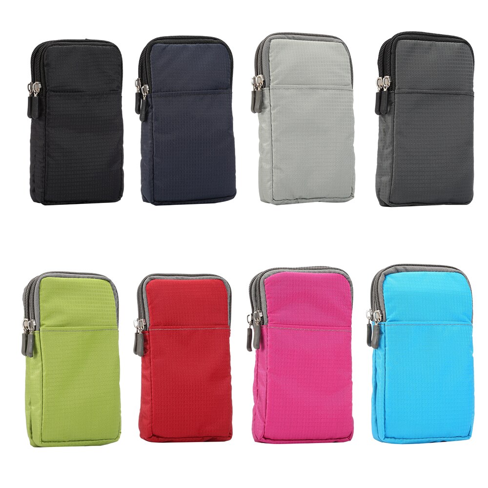 Universal nylon Handy Geldbörse Brieftasche Leinwand Große Tasche Frauen Kleine Umhängetasche Geldbörse Taschen männer taschen Geeignet für jede telefon